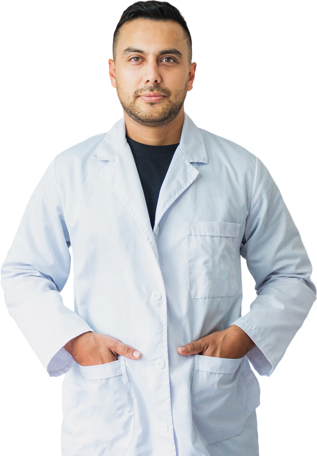 Retrato referencial de médico residente