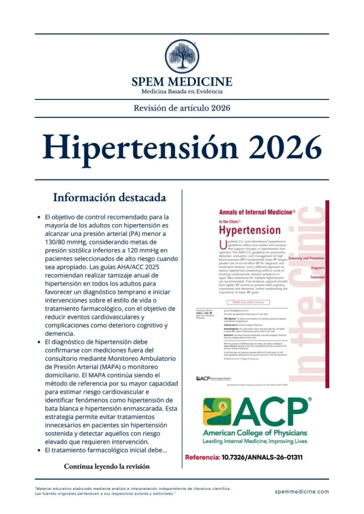 Portada: Hipertensión 2026